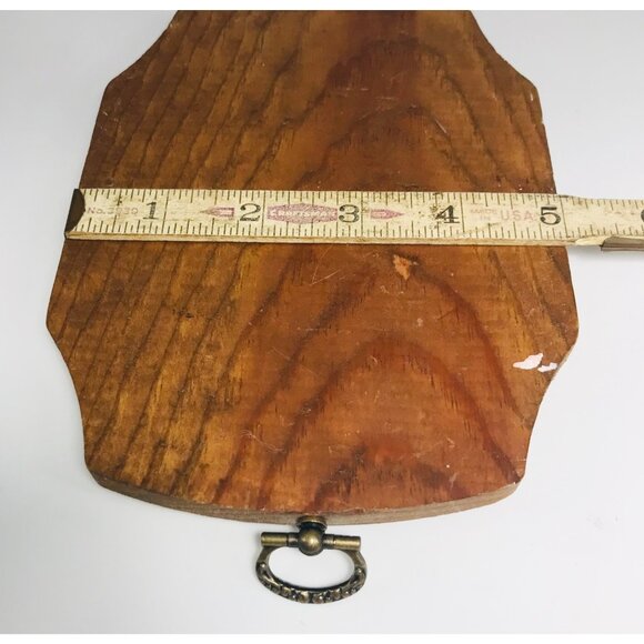 Vintage Hand Painted Mouse Merry Christmas Plaque Holiday Wall Decor Kitschy - Picture 7 of 7